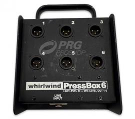 Whirlwind PB06 1x 6 XLR3 Passive Pressbox
