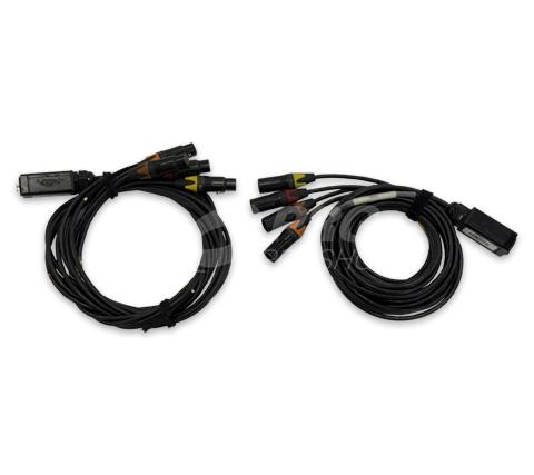 TMB Sneak Snake Ethercon F - XLR5M x4 + ETHERCON F - XLR5F x4