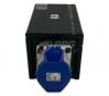 Indu 415v CEE 32A- RED5 - 20a x6 Edison Pass-Thru PD BOX